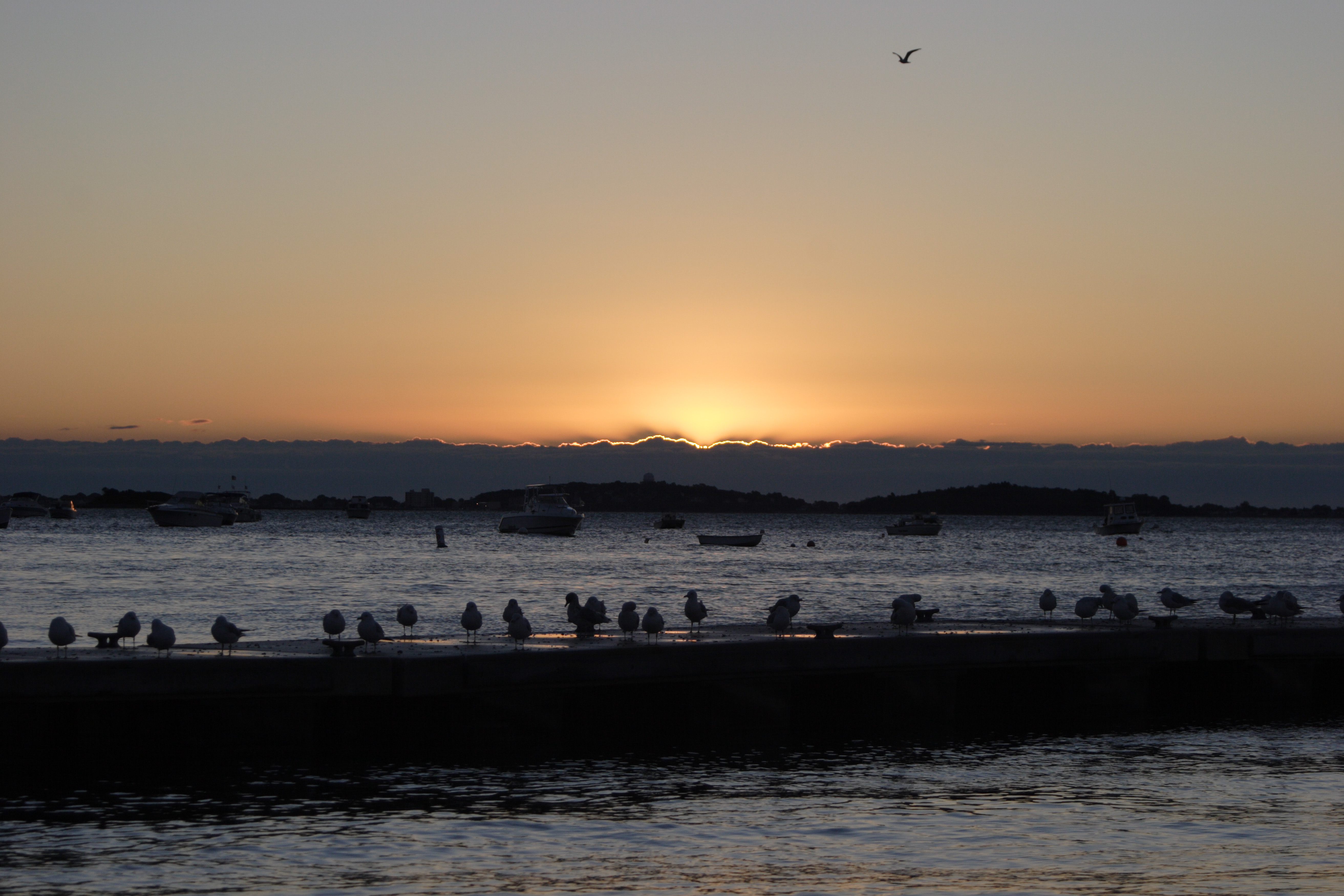 Sunrise on Hingham Bay